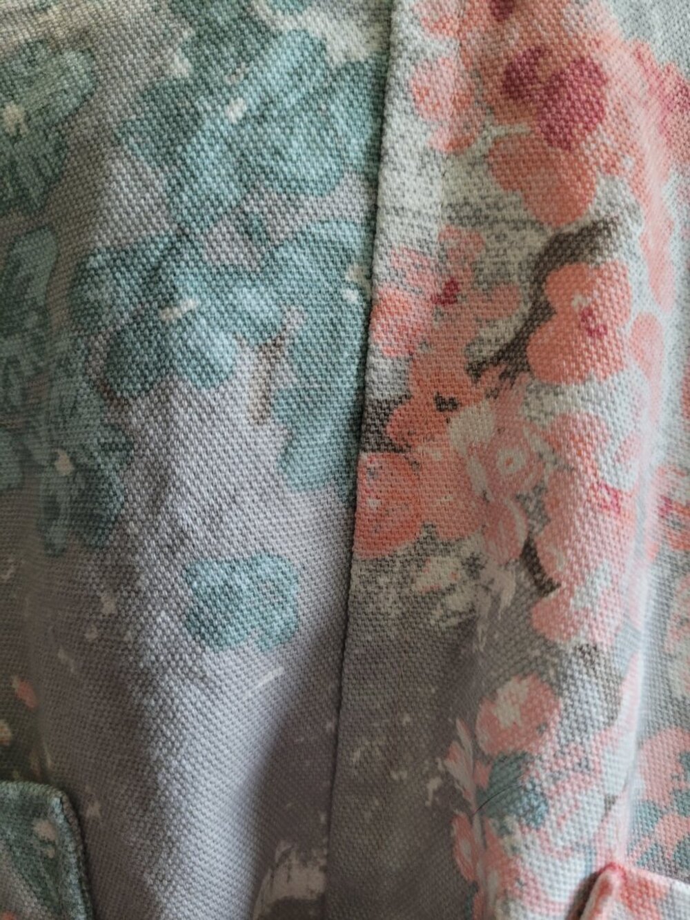 Handmade floral romper, size 6 - Picture 4 of 4